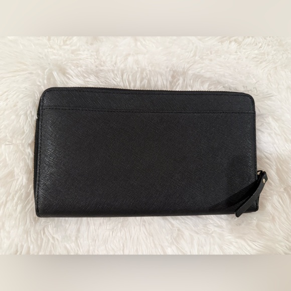 Kate spade Neda zip around Black Long wallet Gold Hardware - Picture 3 of 6